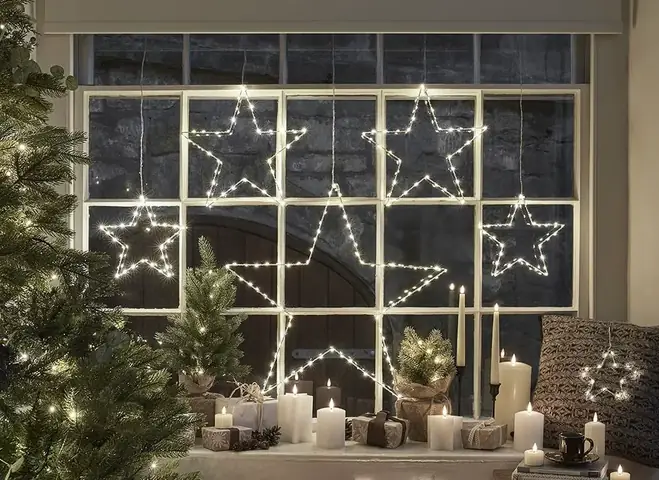 Ý Tưởng Trang Trí Noel Cửa Kính Ý Tưởng Trang Trí Noel Cửa Kính