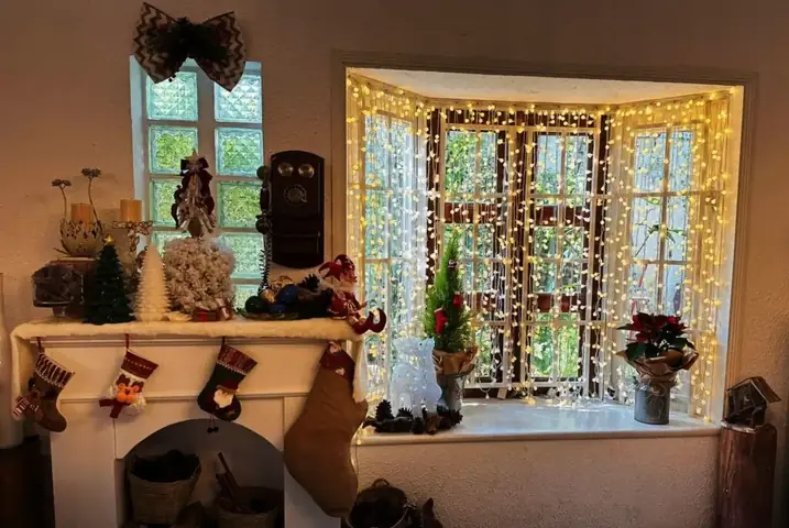 Ý Tưởng Trang Trí Noel Cửa Kính Ý Tưởng Trang Trí Noel Cửa Kính