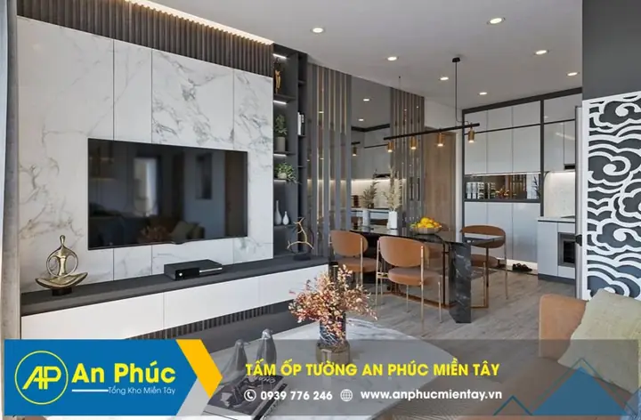 Tấm Ốp Tường Pvc Vân Đá