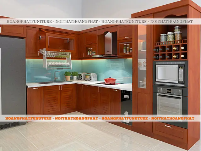 Tủ Bếp Xoan Đào Hoàng Anh Gia Lai – Tbxd002 - Nội Thất Tủ Bếp ...