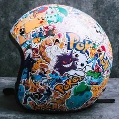 Cách Tự Trang Trí Nón Bảo Hiểm Siêu Đẹp Và Cực Chất Với Sticker