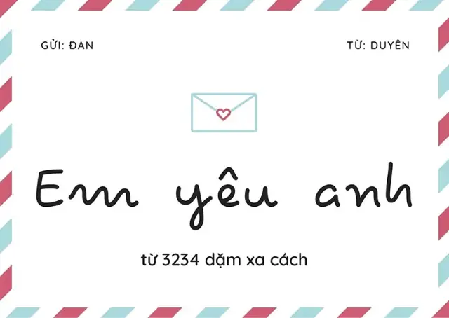 Một Số Mẫu Trang Trí Phong Bì Thư Đẹp Và Độc Đáo