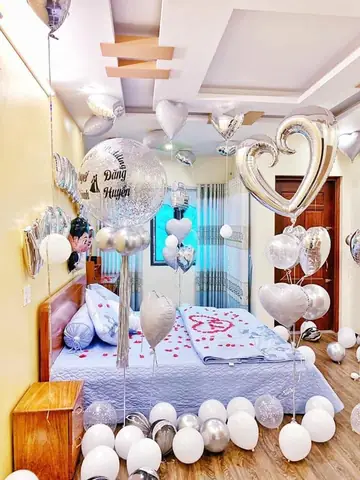 Trang Trí Phòng Cưới Bằng Bóng Bay Ms32