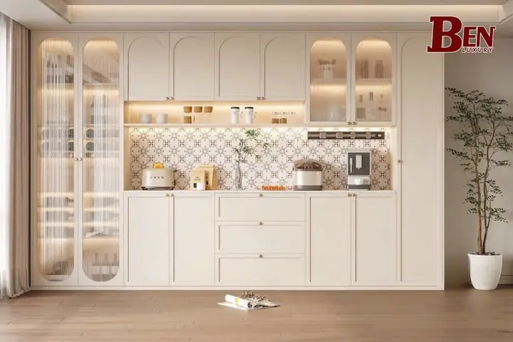 25+ Mẫu Kệ Rượu Trang Trí Ngăn Phòng Khách Và Bếp Đẹp, Hiện Đại, Tiện Nghi