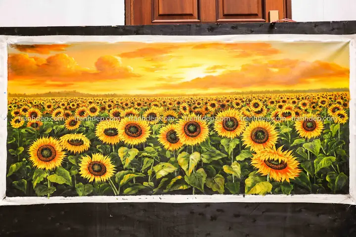 Tranh Hoa Hướng Dương