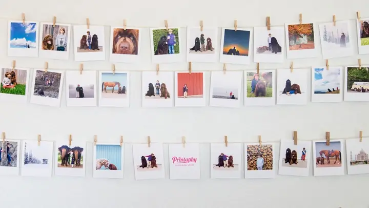 Treo Ảnh Trên Dây Thừng