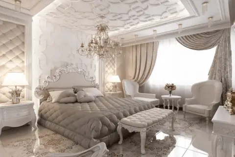 [50+] Mẫu Thiết Kế Nội Thất Phòng Ngủ Tân Cổ Điển Đẹp, Sang Trọng