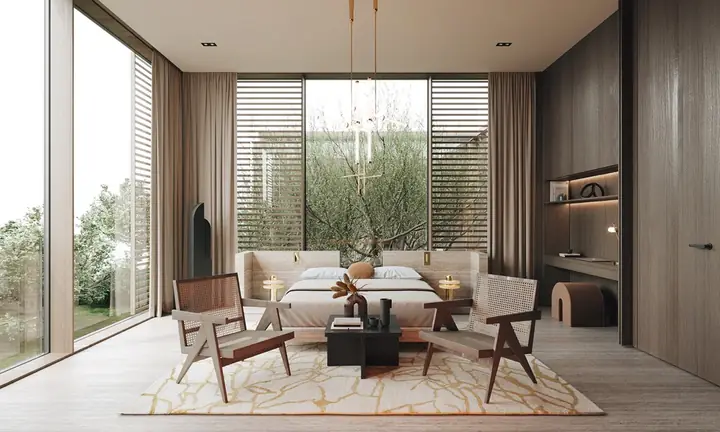 Trang Trí Phòng Ngủ Thiên Nhiên Đẹp Bằng Các Gam Màu Nhẹ Nhàng Trang Trí Phòng Ngủ Thiên Nhiên Đẹp Bằng Các Gam Màu Nhẹ Nhàng