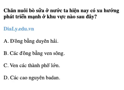 Chăn Nuôi Bò Sữa Ở Việt Nam Hiện Nay Phát Triển Mạnh Ở Khu Vực Nào?