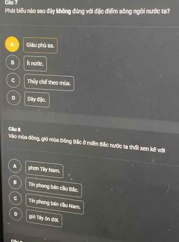 Phát biểu nào KHÔNG đúng với đặc điểm sông ngòi Việt Nam? Phát Biểu Nào Không Đúng Với Đặc Điểm Sông Ngòi Việt Nam?
