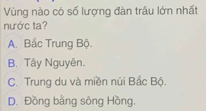 Vùng Nào Có Số Lượng Đàn Trâu Lớn Nhất Nước Ta? Vùng Nào Có Số Lượng Đàn Trâu Lớn Nhất Nước Ta?