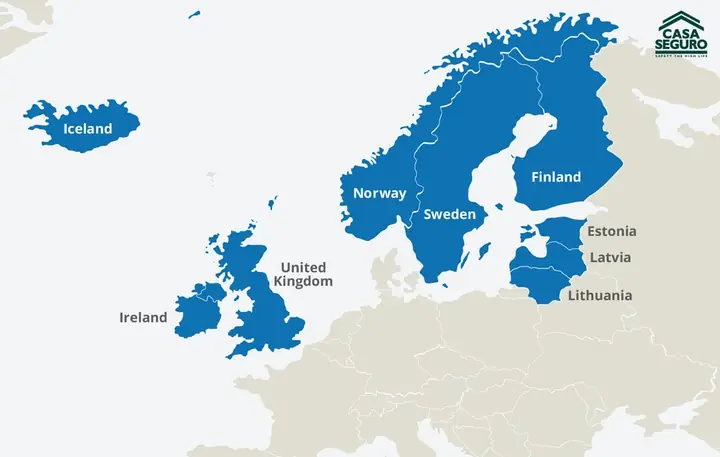 Bắc Âu Gồm Những Nước Nào? Danh Sách Đầy Đủ & Thông Tin Chi Tiết