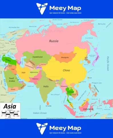 Châu Á Gồm Các Nước Nào?