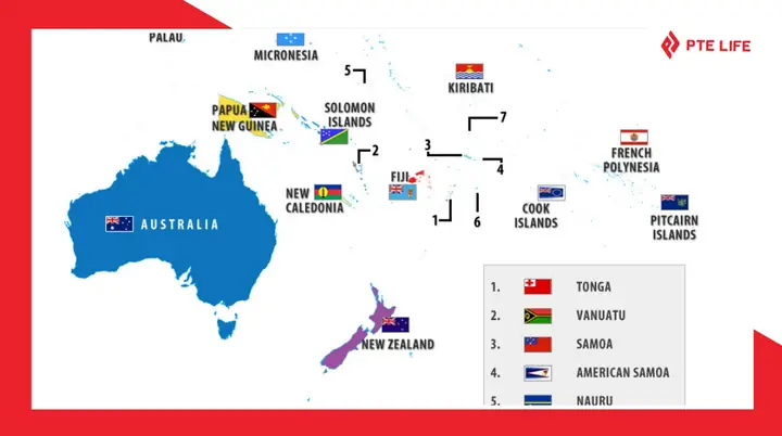 Châu Úc Gồm Những Nước Nào? Danh Sách Chi Tiết